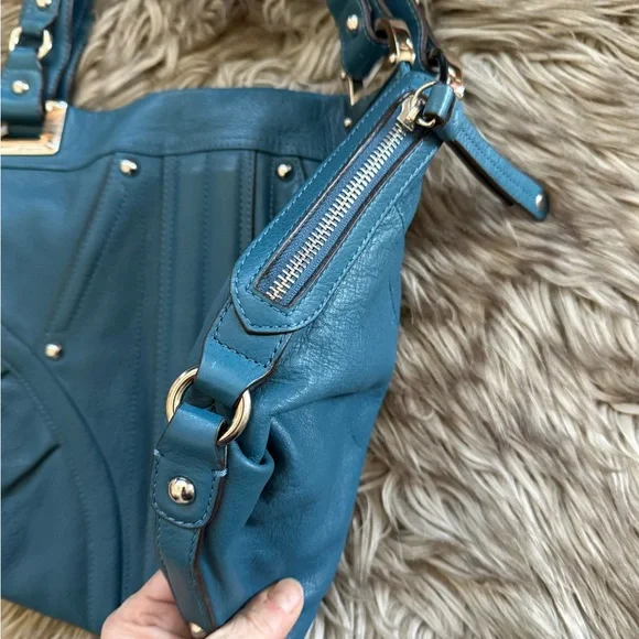 Like NEW - B. Makowsky Classic leather Bag - Reg $300 - Picture 9 of 15